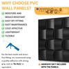 NOVECRAFTO Lattice Effect 3D Wall Panels - 6 Sheets Covering