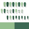 St. Patrick's Day Press on Nails Medium Coffin Fake Nails