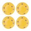 Supreme Housewares 4-Piece 6 Inch Melamine Dessert Plates Appetizer Dinner