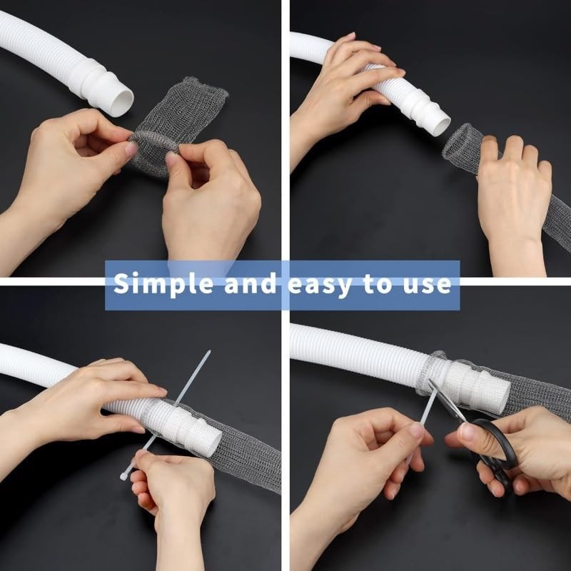 24 Pieces Lint Traps Washing Machine, Stainless Steel Lint Snare