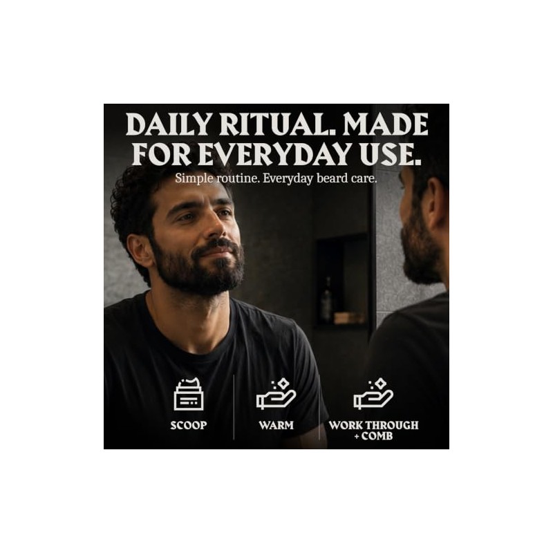 Striking Viking Beard Growth Balm with Biotin for Men –