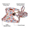 CHEDE No Pull Floral Pattern Dog Harness- Lightweight, Soft, Adjustable