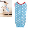Dog Recovery Suit Blue Stars Pattern Prevents Licking Cotton Pet