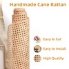 18" Width Cane Webbing Rattan Webbing 3.3Ft Natural Rattan Caning