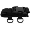 Black Professional Lightweight Adjustable Fishing Rod Holder Waist Belt Strap