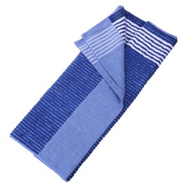PATIKIL 22" x 44"の大型キャディタオル 1枚入りのキャディスタイルゴルフタオル コ ットン製キャンプタオル ゴルフバッグ ゴルファー ツアープレーヤークラブ用 ブルー・ホワイト