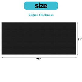 DEAYOU 40 PCS Disposable Massage Table Sheets, Non Woven Fabric Spa Bed Sheets, Breathable Lash Bed Cover for Tattoo, Beauty Salon, Hotels, Travel, Esthetician, 31" x 70", Black