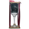 Orange Kat Drink Up Witches! Stemmed Wine Glass with Charm