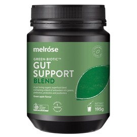 Melrose Organic Green-Biotic Gut Support Green Apple Blend Powder 195 g