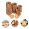 NOLITOY 1000pcs Mini Muffin Baking Cups Kraft Paper Cupcake Liners