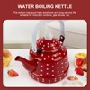 DOITOOL Vintage Tea Kettle 1.1 L Enamel Tea Kettle with