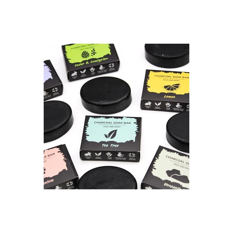 Charcoal Soap 85g - Tea Tree