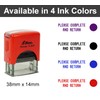 Printtoo Please Complete and Return Self Inking Rubber Stamp Pre,Inked