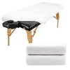 Luriseminger 2 x Stretch Cover for Massage Table Oil-Resistant Waterproof