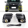 ECAHAYAKU LED Front Bumper DRL Fog Light With Sequential Turn