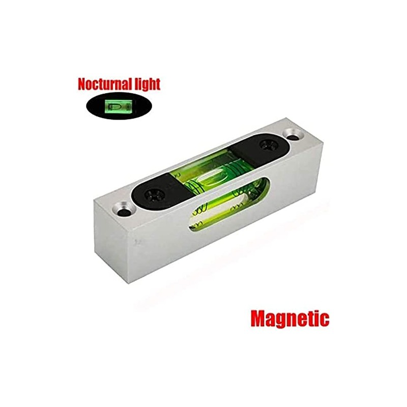 Green Aluminum Alloy Luminous Metal High Precision Adjustable Spirit Level