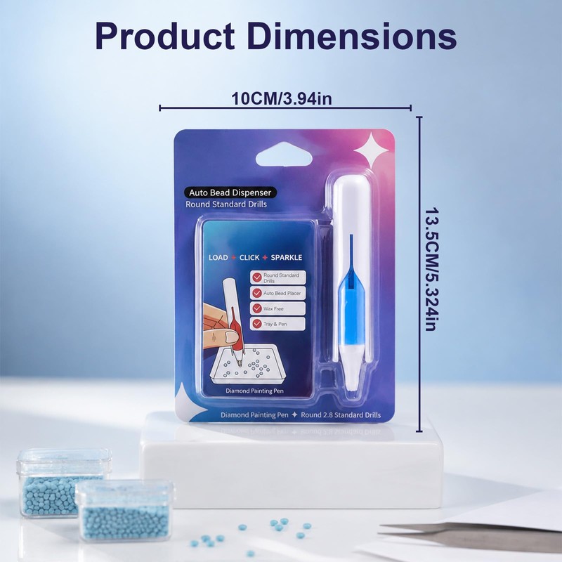 Automatic Diamond Painting Bead Dispenser - Diamond Art Pens &
