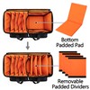 Trunab DJ Cable File Bag with Detachable Padded Bottom and