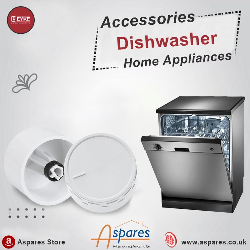 Dishwasher White Programme Control Knob Compatible With Beko Genuine 1769700100