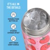 THERMOS FUNTAINER 16 Ounce Stainless Steel Bottle, Strawberry Smiles