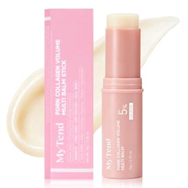PDRN - Bálsamo múltiple de colágeno rosa, bálsamo para ojos Volufiline NAD Collagen PDRN para líneas finas, antienvejecimiento, círculos oscuros, mult
