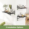 12 Inch Deep Floating Shelves for Wall, 16W x 12D