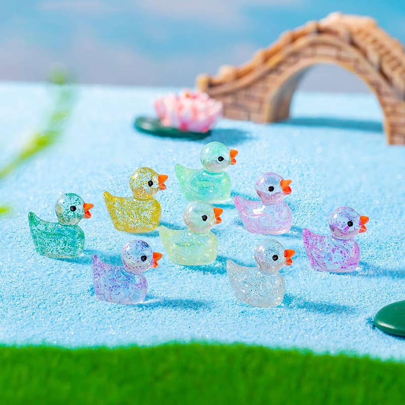 Garedeko Mini Ducks 100 Pack Tiny Ducks Little Ducks Small