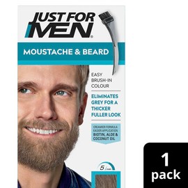 Just For Men Moustache & Beard Brush-In Colour Gel M-25 Light Brown
