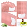 100 Pzs Parches Empaque Hidrogel Para Ojos Pestañas Mink