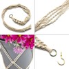 Sorbus Macrame Plant Hanger [4 Pack] Indoor Outdoor Hanging Plant