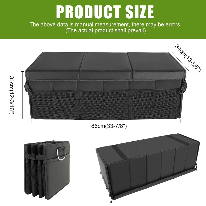 KEEPDSGN Large Car Trunk Organizer SUV Cargo Fold Up Bag