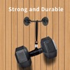 2 Pack Barn Door Latch Lock 3" Black Hook and