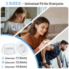 Replacement Ear Tips Compatible with AirPods Pro 3 (3 Pairs,S/M/L,Clear)