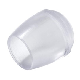 Adsamm® 32 x Chair Leg Caps, Transparent, Diameter 10-11 mm, Round, Protective Caps for Chair Legs, Tube Caps for Round Chair Feet