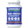 LifeSource Vitamins 3lb Grass Fed Whey Protein Concentrate - Chocolate
