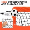 2 Pack 4' x 3' Soccer Goal Net Set, Pop