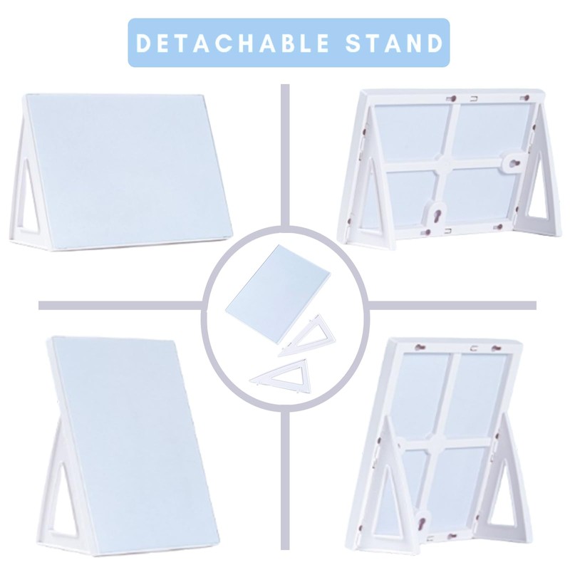 Dashify Desktop Dry Erase Board, Small Whiteboard with Stand, A5