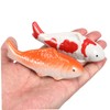 YARNOW Set of 2 Floating Ceramic Fish for Pond Decoration
