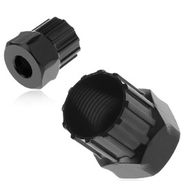 NOHJER 2 Pcs Bike Cassette Lockring Tool,Multifunctional Bottom Bracket Removal Tool Bicycle Cassette Removal Tool for Shimano,for SRAM,for Sun Race, for SunTour