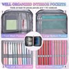 VX VONXURY Pencil Case, Large Capacity Pencil Pouch Portable Cosmetic