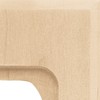Franklin Brass Wood Square (6-Pack) Outlet Covers Unfinished Wood 1-Gang