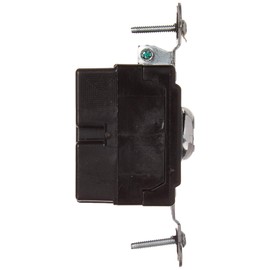 Leviton 1221-2KL 20 Amp, 120/277 Volt, Key Locking, Single-Pole, AC Quiet Switch, Extra Heavy Duty Spec Grade, Self Grounding, Chrome