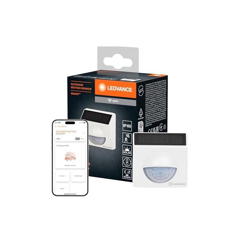 LEDVANCE SMART+ WiFi Outdoor Motion Sensor IP65 Plastic White