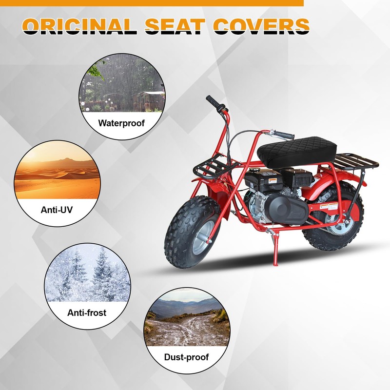ZWPARTS Diamond Stitch Seat Cover Replacement for Coleman CT200u 19in