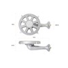 COOKAMP Cast Iron Propane Burner Head with Brass Fitting Orifice