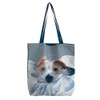 Little Dog Laughed Jack Russell Scruffy Love Packable Tote Bag