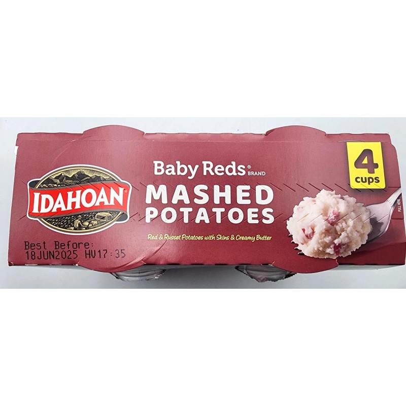 Idahoan Baby Reds Instant Mashed Potatoes Single Serve 2 Bx