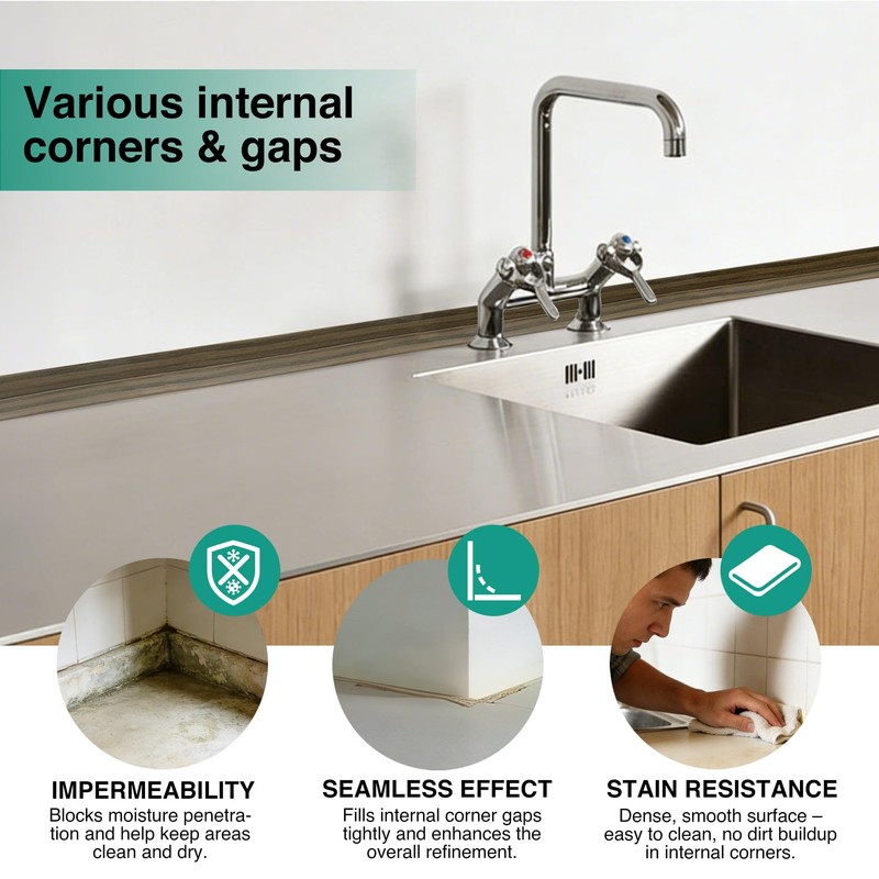 VLKAVIVA Flexible Wall Corner Protector, Peel and Stick Corner Trim