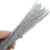 HAHIYO 12inches*6mm Silver 70PCs Pipe Cleaner Craft Chenille Stem Extra Long Chenille Cleaner Pipe Stem Stable&Soft Craft Supplies Set for Creative DIY Arts Craft Project Kids DIY Art Supplies