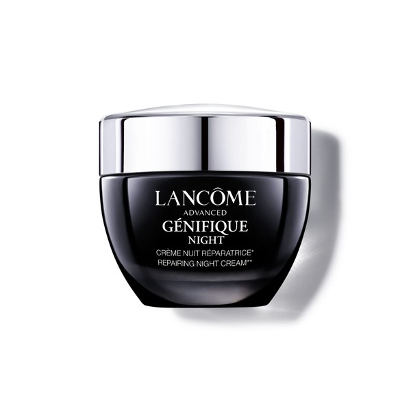 Lancôme Advanced Génifique Night Cream - Repairs Skin Barrier Overnight - With Bifidus Prebiotic, Hyaluronic Acid & Triple Ceramide Complex - 1.7 Fl Oz